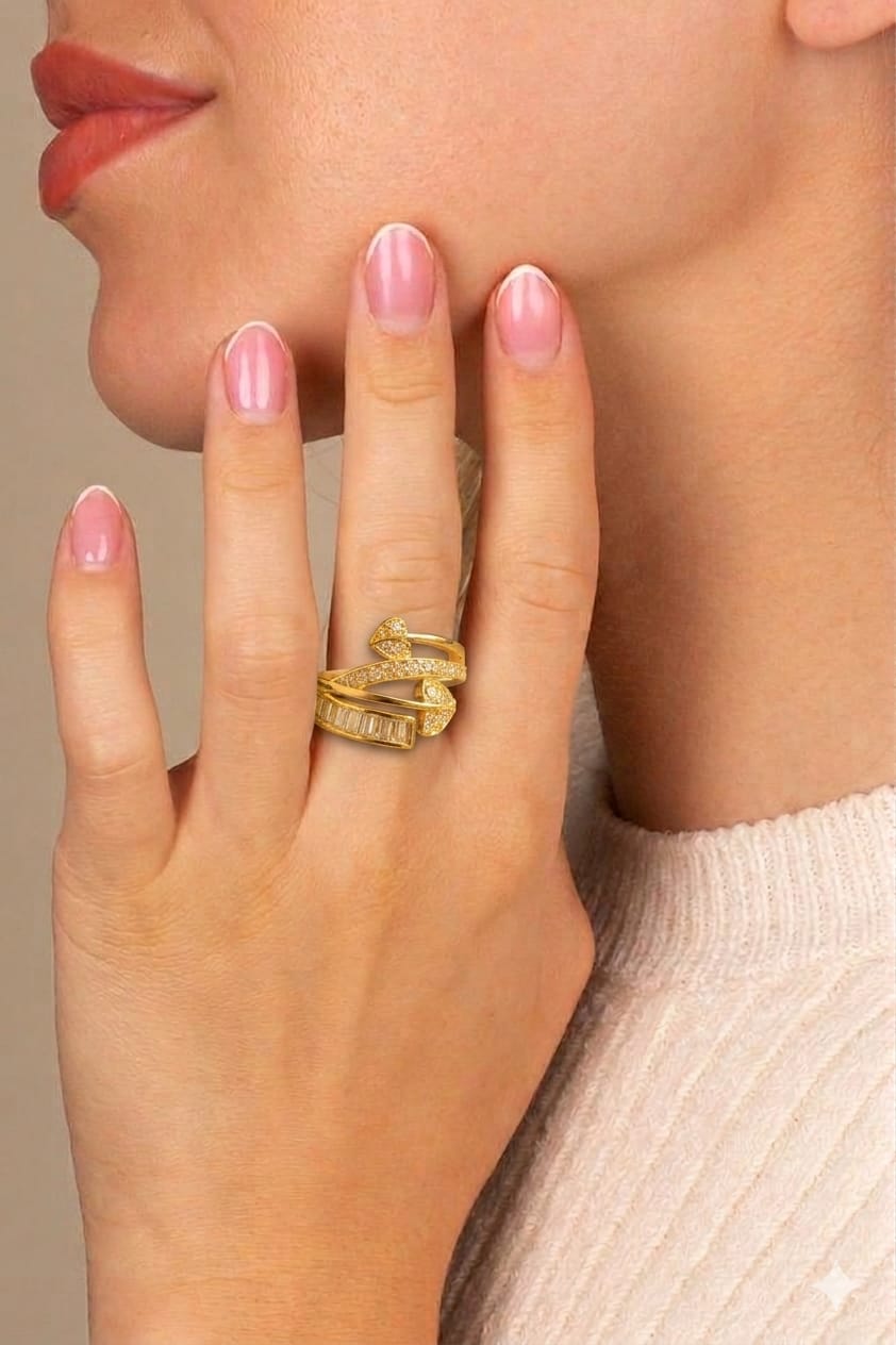 Luxury Multi-Layer Gold Ring