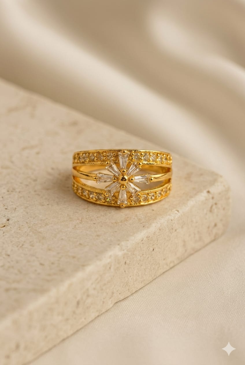 Elegant Gold Statement Ring