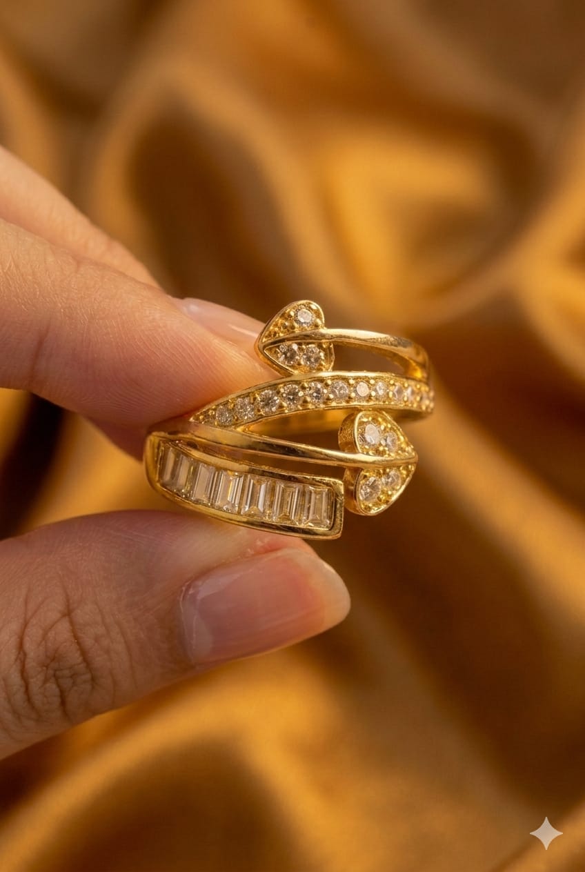 Luxury Multi-Layer Gold Ring