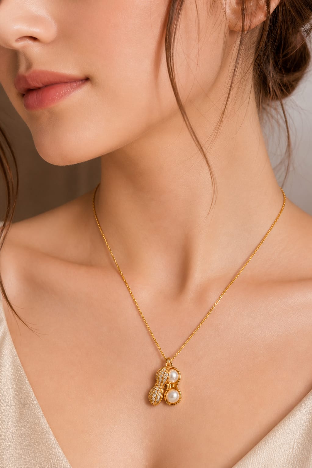 Pearl Duo Statement Pendant