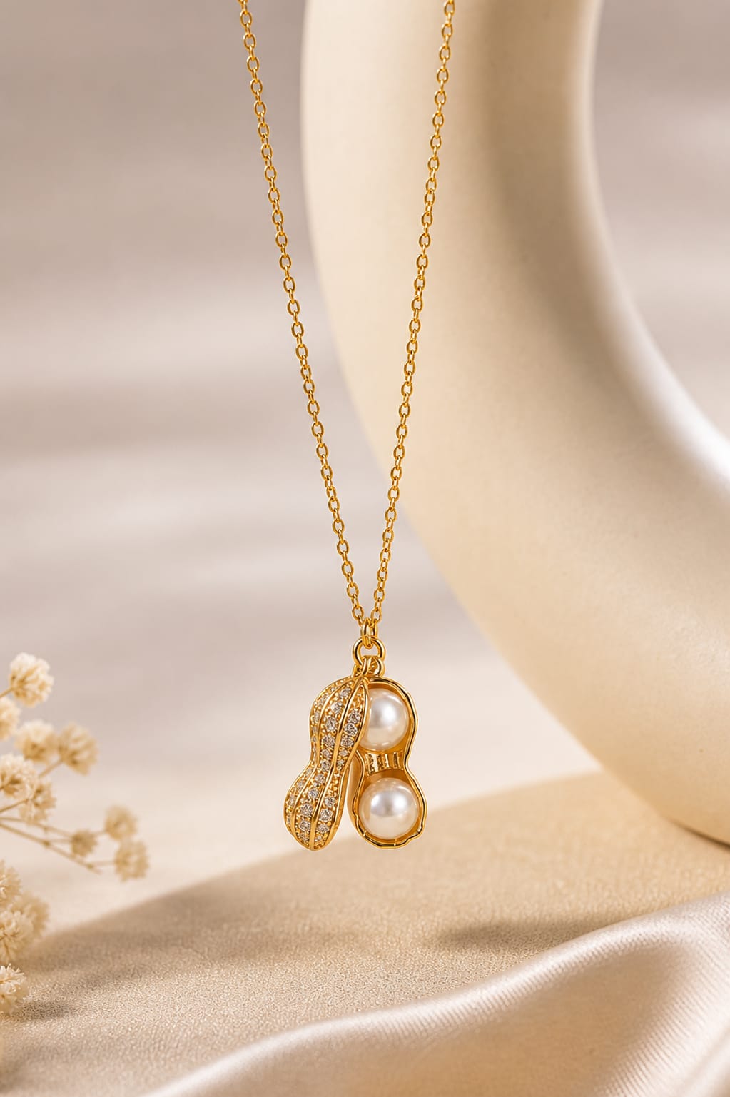 Pearl Duo Statement Pendant